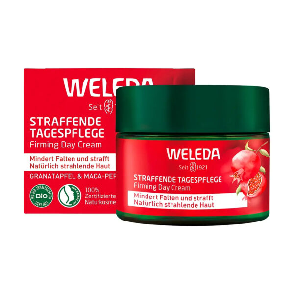 Weleda Pomegranate & Maca Peptide Firming Day Cream 40 ml كريم ويليدا النهاري لشد البشرة بخلاصة الرمان وببتيدات الماكا، 40 مل