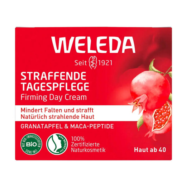 Weleda Pomegranate & Maca Peptide Firming Day Cream 40 ml كريم ويليدا النهاري لشد البشرة بخلاصة الرمان وببتيدات الماكا، 40 مل
