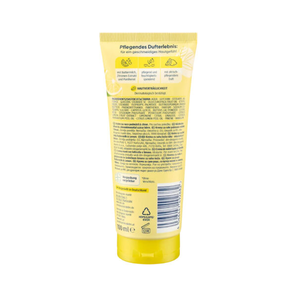 Balea Buttermilk & Lemon Hand Cream 100 ml كريم اليدين بالياليا باللبن الرائب والليمون 100 مل