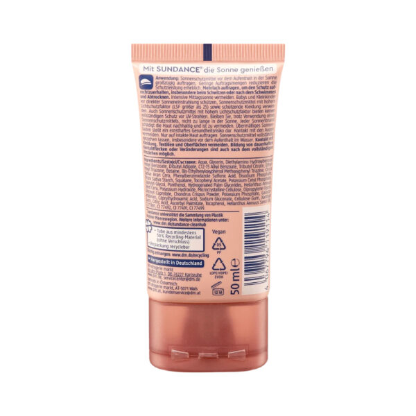 SUNDANCE Sunscreen Tinted Sun Fluid with SPF 50, 50 ml سائل واقي من الشمس ملون من صندانس بعامل حماية من الشمس 50، 50 مل