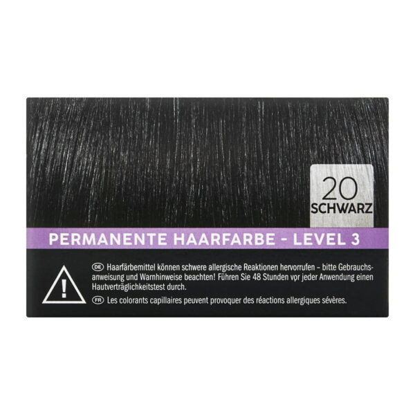 ISANA PROFESSIONAL Hair Dye Intensive Cream 20 Black صبغة شعر احترافية أيزانا كريم مكثف درجة 20 أسود