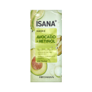 ISANA Avocado & Retinol Glow Face Mask 16ml قناع الوجه ISANA بالأفوكادو والريتينول لتفتيح البشرة 16 مل