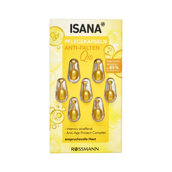 ISANA Q10 Anti-Wrinkle Care Capsules *7 كبسولات أيزانا Q10 لمقاومة التجاعيد *7