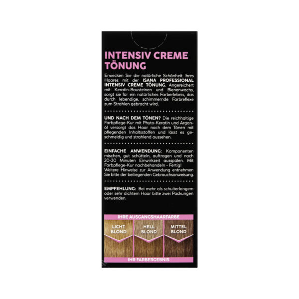 Isana Professional Hair Dye Intensive Cream Tint in shade 803 Golden Blonde صبغة شعر إيسانا الاحترافية، كريم تلوين مكثف، درجة اللون 803 أشقر ذهبي