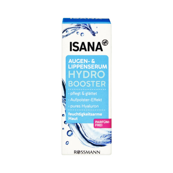 Isana Hydro Booster Eye & Lip Serum 15ml سيروم إيسانا هيدرو بوستر للعينين والشفاه 15 مل
