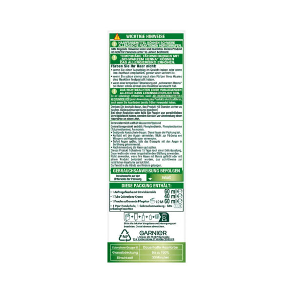 Garnier Nutrisse Ultra Crème Permanent Hair Dye in the shade 3 Espresso Dark Brown صبغة شعر غارنييه نوتريس ألترا كريم دائمة درجة 3 إسبريسو بني داكن