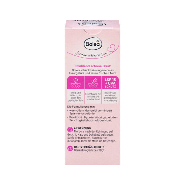Balea Rich Face Cream with SPF 15 50 ml كريم باليا الغني للوجه مع عامل حماية من الشمس 15، 50 مل