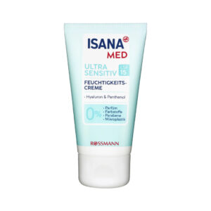 ISANA MED Ultra Sensitiv Moisturizer SPF 15 50ml مرطب ISANA MED فائق الحساسية بعامل حماية من الشمس 15، 50 مل