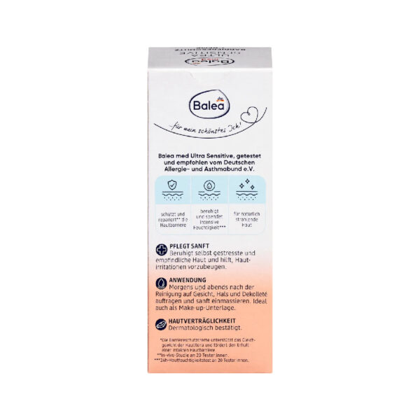Balea Med Ultra Sensitive Barrier Protection Face Cream 50ml كريم وجه باليا ميد للحماية الحاجزة للبشرة فائقة الحساسية 50 مل