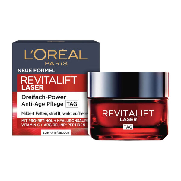L'ORÉAL PARIS REVITALIFT Laser X3 Day Cream, 50 ml كريم النهار لوريال باريس ريفيتاليفت ليزر إكس 3، 50 مل