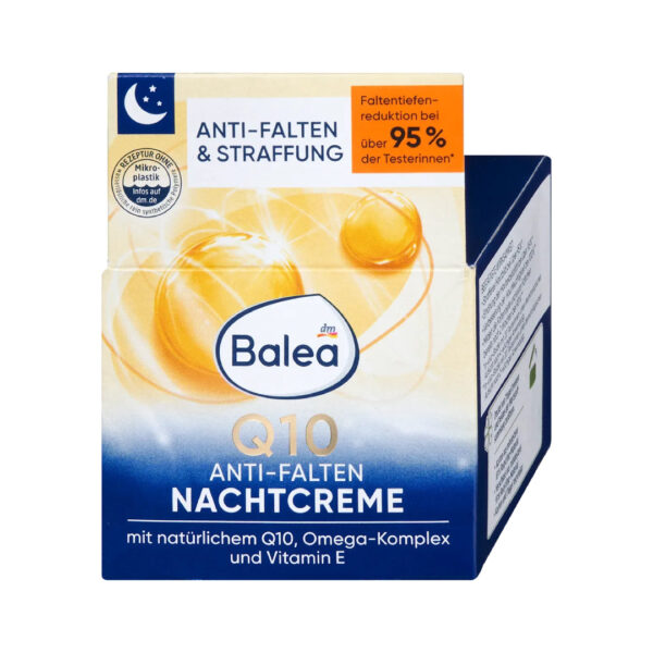 Balea Q10 Anti-wrinkle night cream 50 ml كريم باليا كيو 10 الليلي المضاد للتجاعيد 50 مل