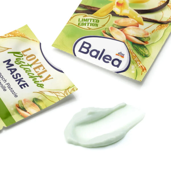 Balea Lovely Pistachio Cream Face Mask 16ml قناع الوجه باليا لوفلي بالفستق الكريمي 16 مل