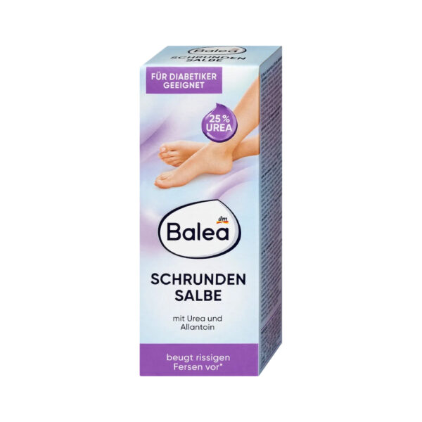 Balea Foot Cream for cracked skin with 25% Urea and Allantoin 50ml كريم باليا للقدمين لعلاج تشقق الجلد، يحتوي على 25% يوريا وألانتوين، 50 مل
