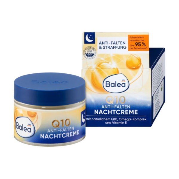 Balea Q10 Anti-wrinkle night cream 50 ml كريم باليا كيو 10 الليلي المضاد للتجاعيد 50 مل