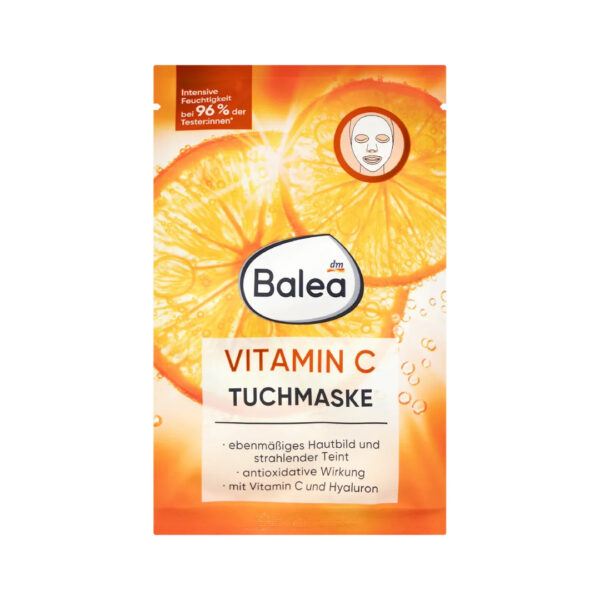 Balea Vitamin C Sheet Mask 16ml قناع باليا الورقي بفيتامين سي 16 مل