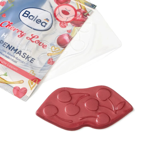 Balea Cherry Love Hydrogel Lip Mask قناع الشفاه باليا تشيري لوف هيدروجيل