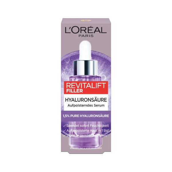 L'ORÉAL PARIS REVITALIFT Filler Renew Hyaluronic Acid Anti-Wrinkle Serum 30 ml سيروم لوريال باريس ريفيتاليفت فيلر رينيو بحمض الهيالورونيك المضاد للتجاعيد 30 مل