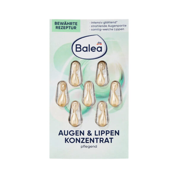 Balea Eye & Lip Concentrate capsules *7 كبسولات باليا للعناية بالعين والشفاه *8